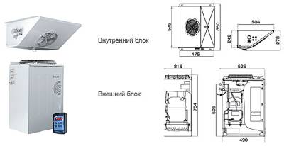 Сплит-система среднетемпературная POLAIR SM 109 P